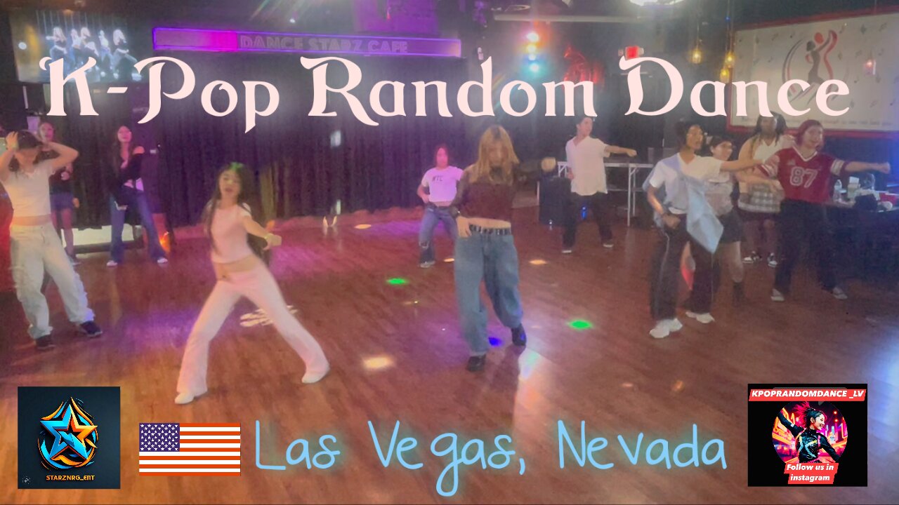 KPop Random Dance Play Las Vegas [NRG Entertainment] Starz Cafe