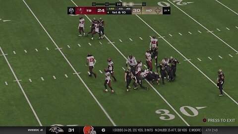 New Orleans Saints Super Sim Weekly Franchise - RS W4 - Bucs vs Saints - Madden NFL 24