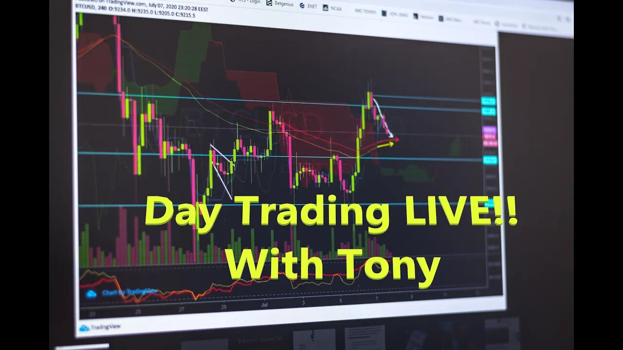 Day Trading LIVE!! Volatility is back in the market.