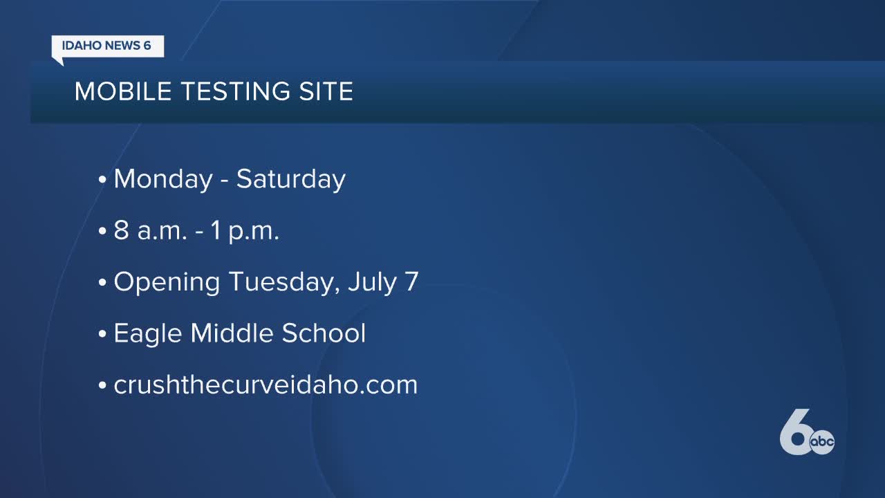 Mobile COVID-19 testing site opening July 7 in Eagle