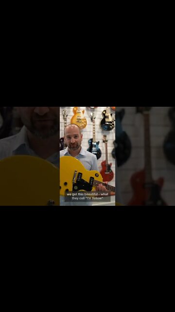 Gibson LP Special: Why it's "TV Yellow" #shorts