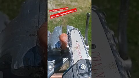 Saker mini chainsaw is not a toy #shorts #tools