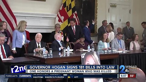 Governor Hogan signs Laura and Reid's Law