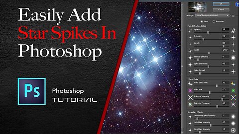 Easily Add Star Spikes in Photoshop