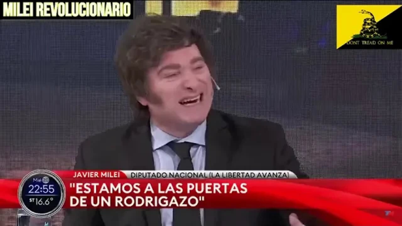 Javier Milei DESBURRÓ al Zurdo de Gerardo Romano Javier Milei en A dos voces