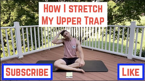 MY Upper Trap Stretch #stretch #gym #exercise #neck #pain