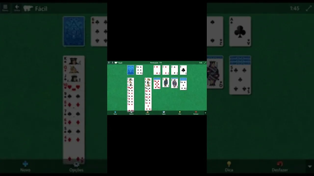 Microsoft Solitaire Collection Klondike EASY Level # 1 #Shorts