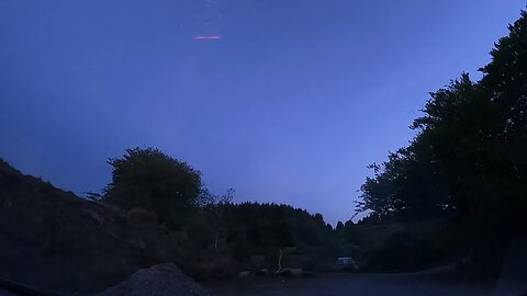 early morning at a campsite Dartmoor. time-lapse. GoPro 28th May 2023