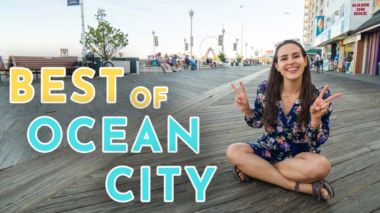 BEST of OCEAN CITY Maryland Boardwalk! Shopping, beaches, Rides, Arcades, food + More!