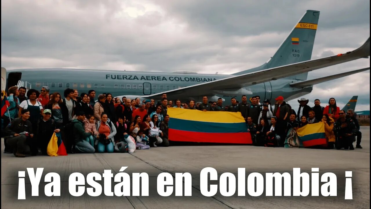 🎥¡Ya están en Colombia el segundo grupo de colombianos provenientes de Israel! 👇