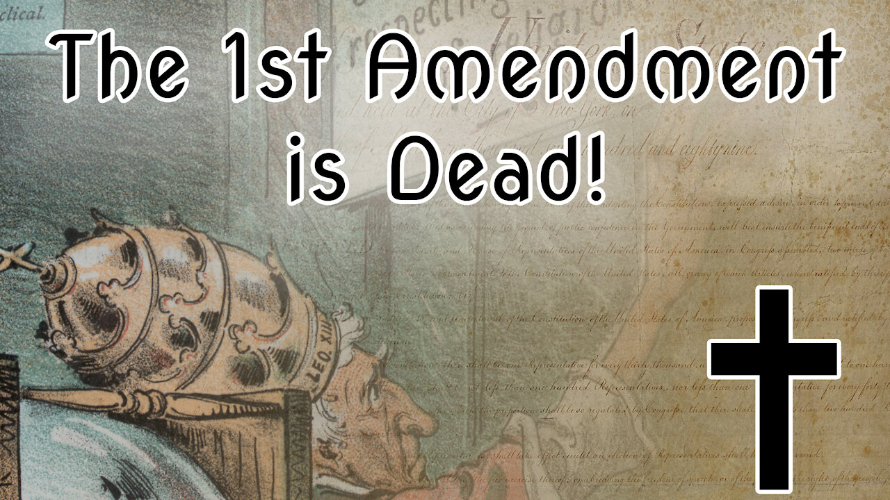 The 1st Amendment is Dead! Let Me Explain Why! |✝