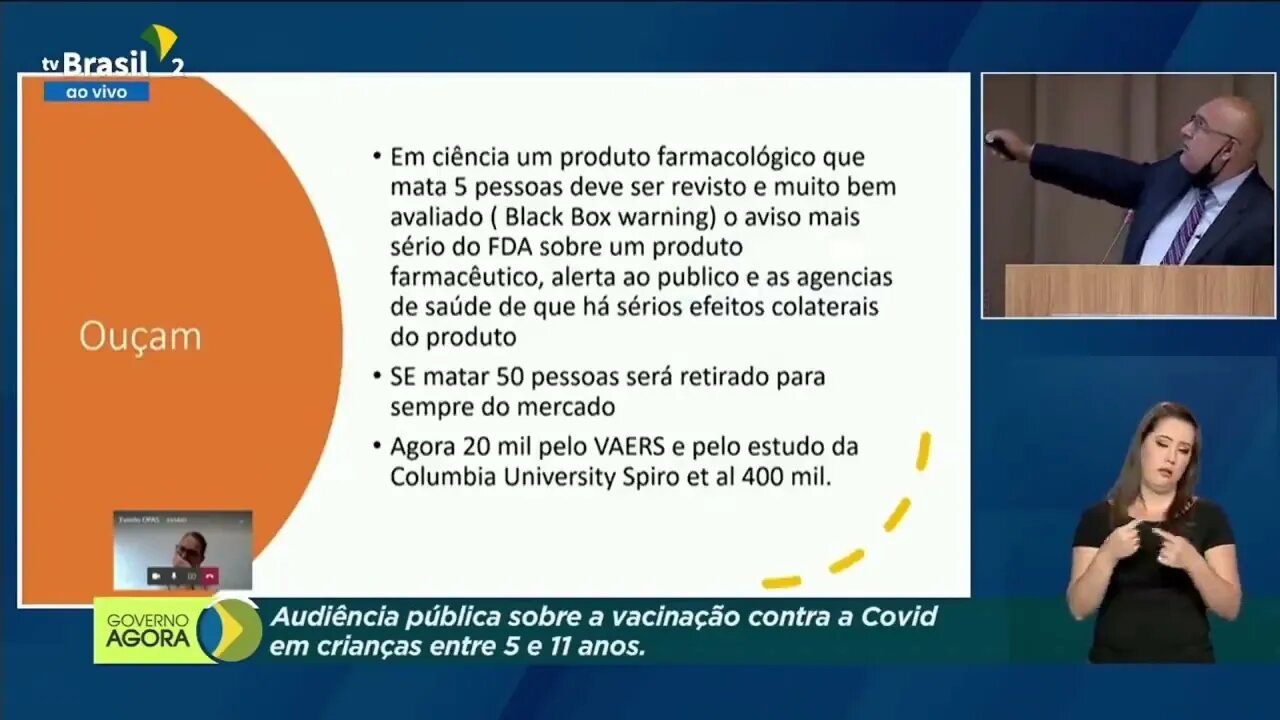 Vacinação Infantil Dr Nasser - Audiência Pública Ministério da Saúde