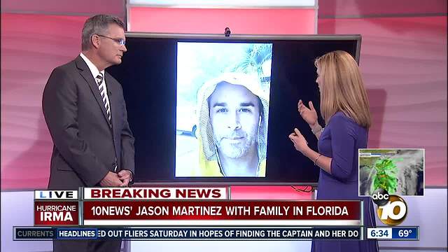 10News anchor joins family stuck in Florida