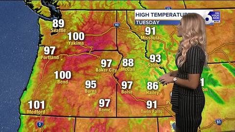 Heat continues to build... triple digits making a BIG return