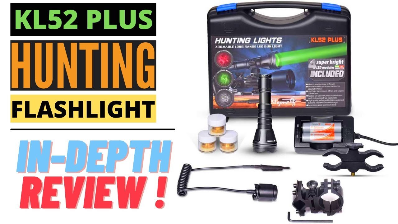 Odepro KL52PLUS Hunting Flashlight - Air Rifle Pest Control