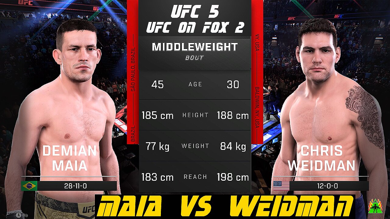 UFC 5 - MAIA VS WEIDMAN