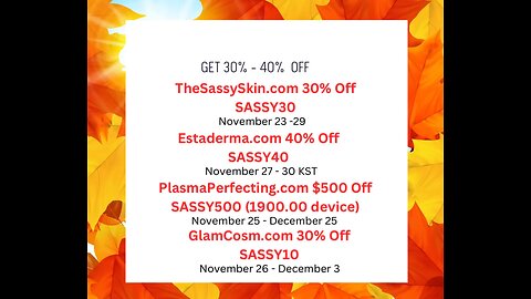 Sassy Black Friday Sales 30% - 40% OFF