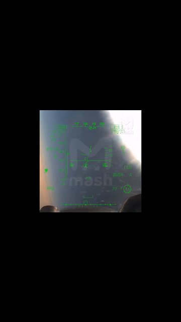 Su-35, with permission, fires three R-77 active radar homing missiles at air targets over Ukraine