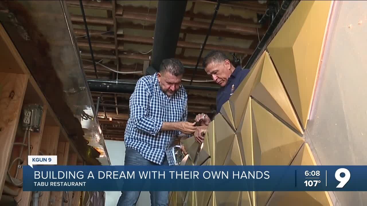 Restaurateurs build restaurant themselves