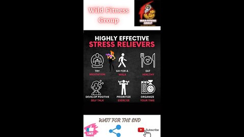 🔥Highly effective stress relievers🔥#short🔥#fitnessshorts🔥#wildfitnessgroup🔥12 march 2022🔥