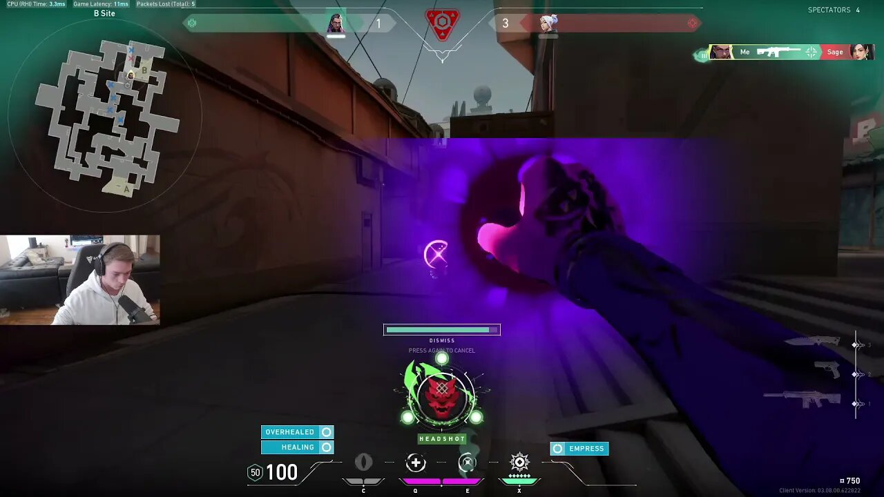 Brax with clean 1v4 clutch