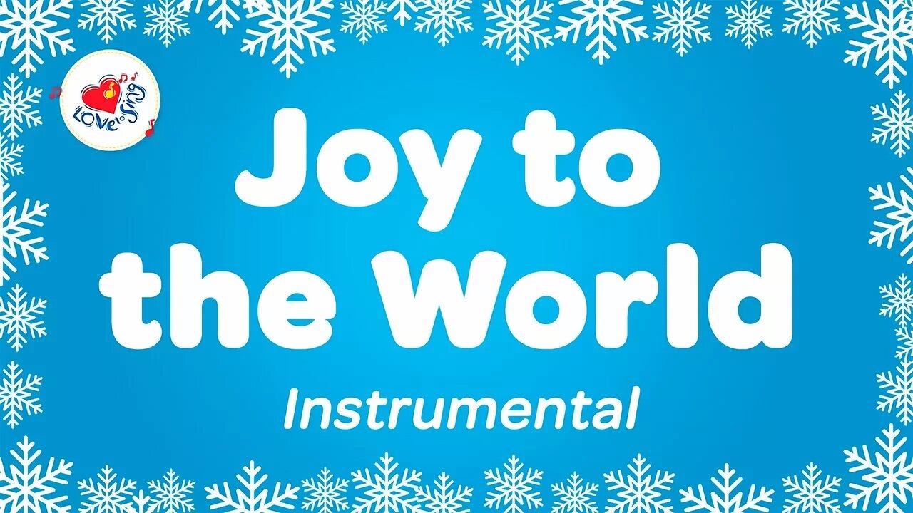 Joy to the World Christmas Instrumental Music Only | Karaoke Christmas Song