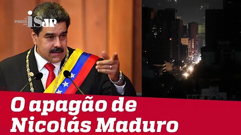 Maduro quer venezuelanos sem luz e sem água