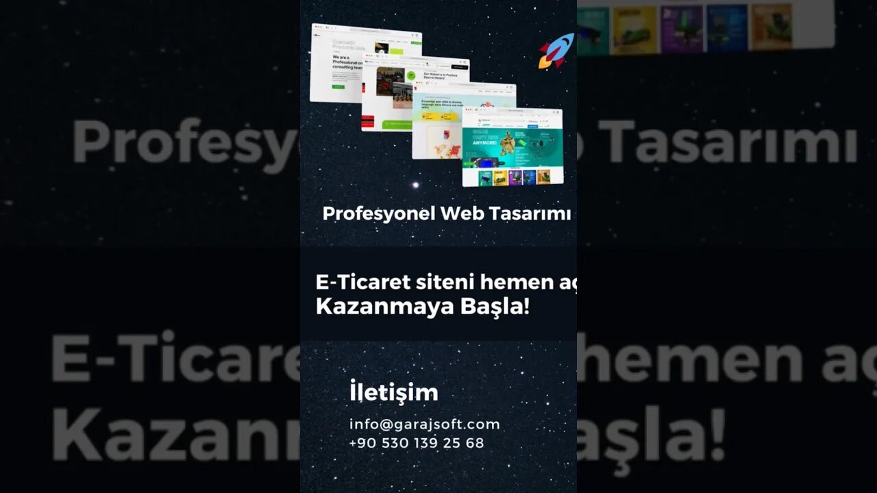 E-ticaret websiteni kur , hemen satışa başla!