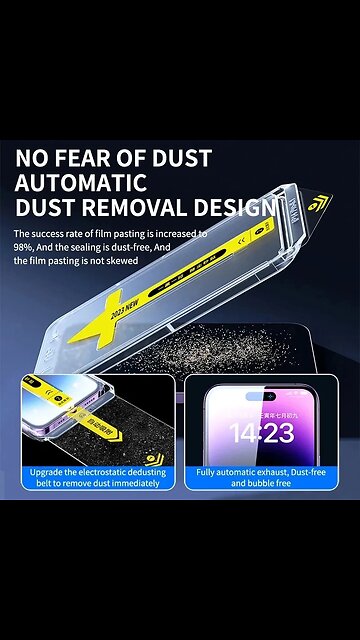 ANNUAL SALE! New 8K Oleophobic Coating Dust free Installation Screen Protector
