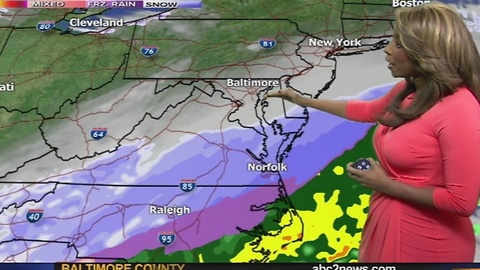 A few flurries remain with a mix of sun and clouds