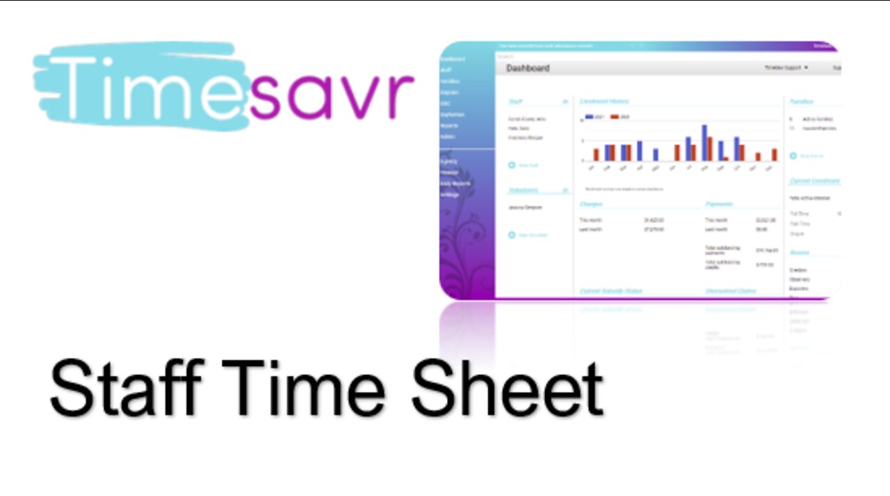 TimeSavr Staff Time Sheet