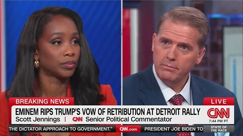 CNN Cannot STAND Scott Jennings Raising Doug Emhoff Girlfriend-Slapping Allegation