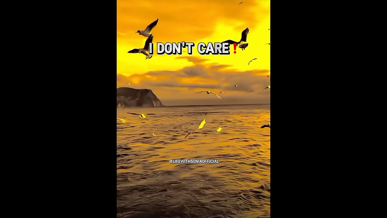 I don’t care ❗️