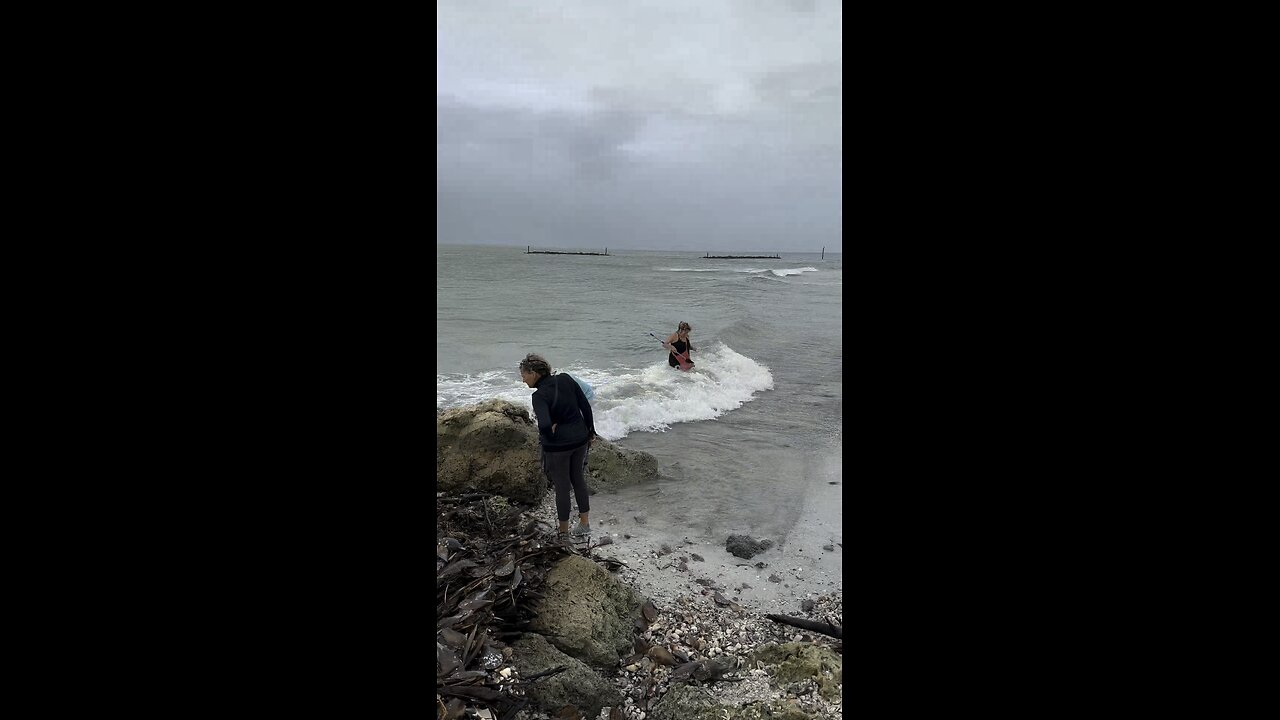 Hurricane Rafael Impacts On South Beach | 4K