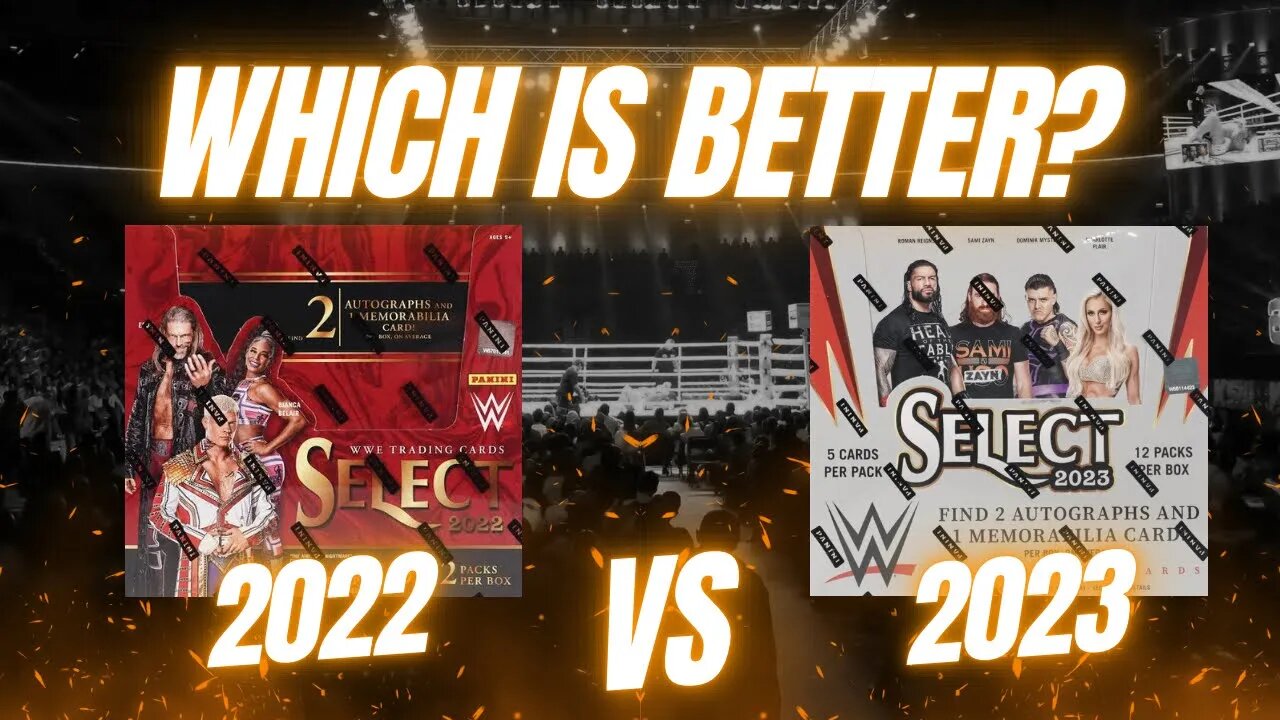 🥊 Hobby Box Battle 🥊 WWE Select 2022 vs 2023