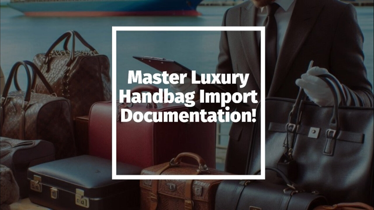 Importing Luxury Handbags: Your Guide to Customs Entry Documentation!