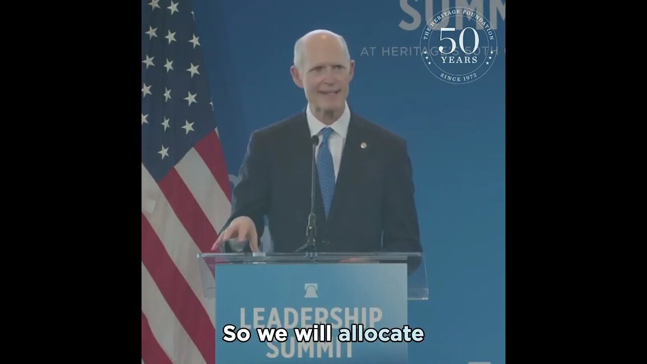 Sen. Rick Scott Lays out the NEED for a federal budget