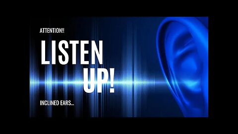 It's Time to Open Up and Listen for God #hear #listening #ears #faith