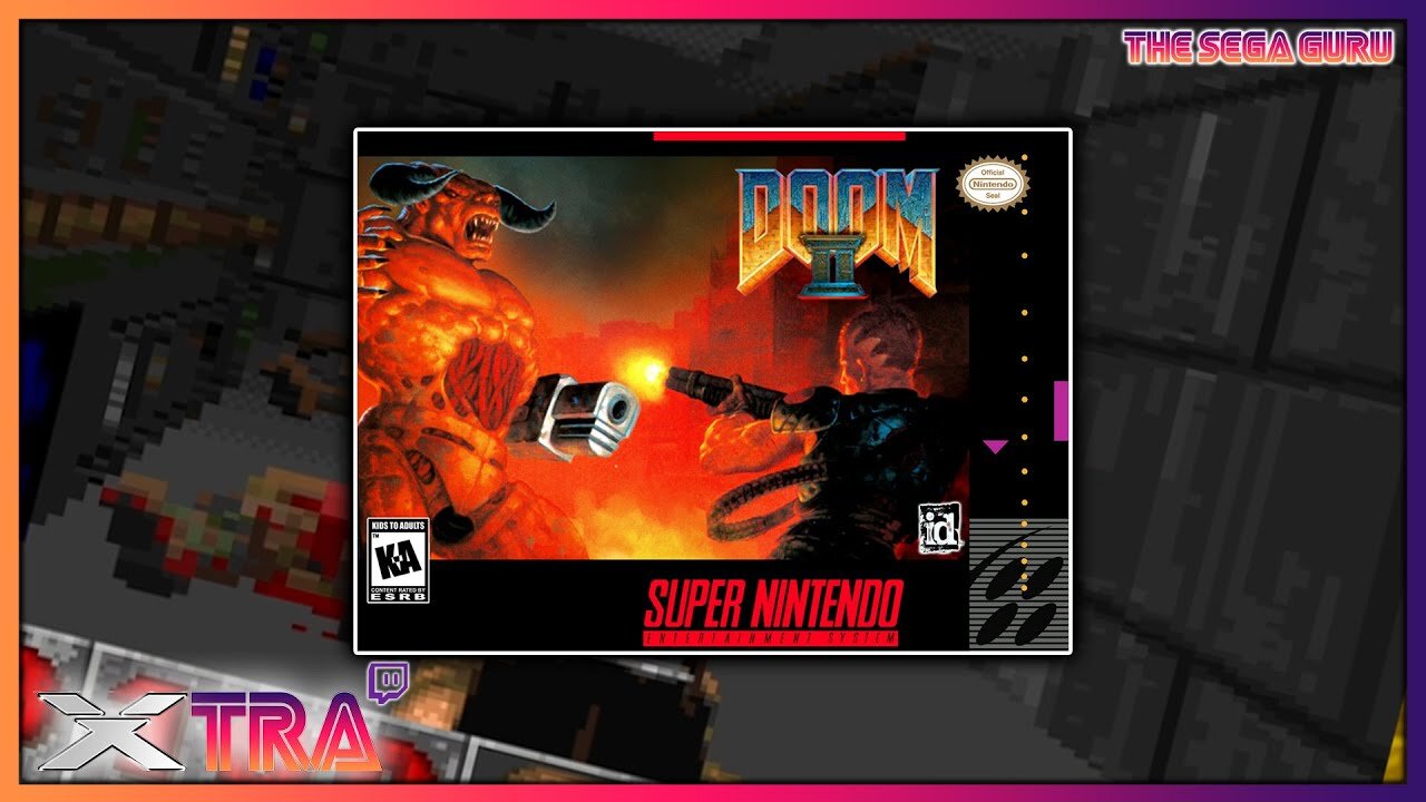 Doom 2 for Super Nintendo - Rom Hack by developer SunLit