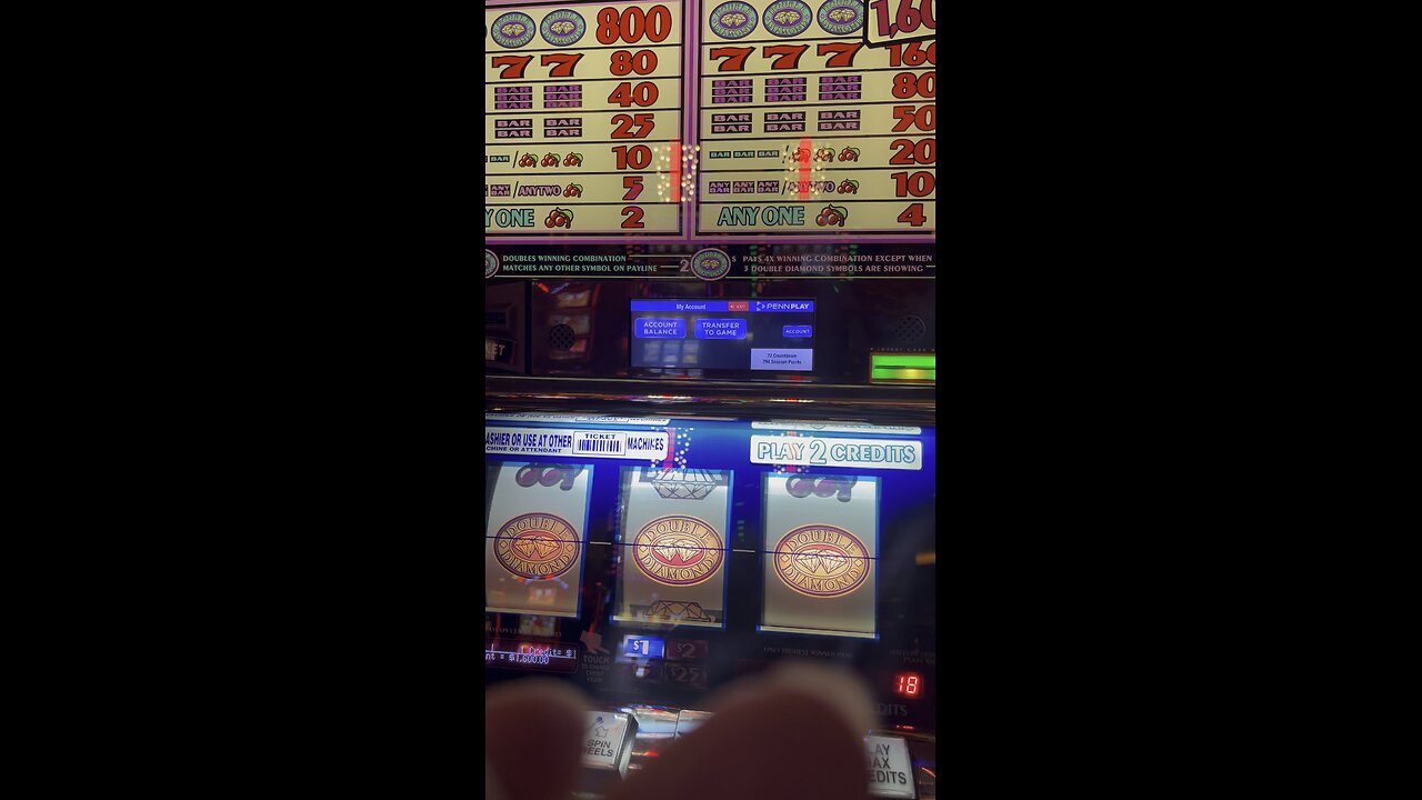 Jackpot at the M resort in Vegas