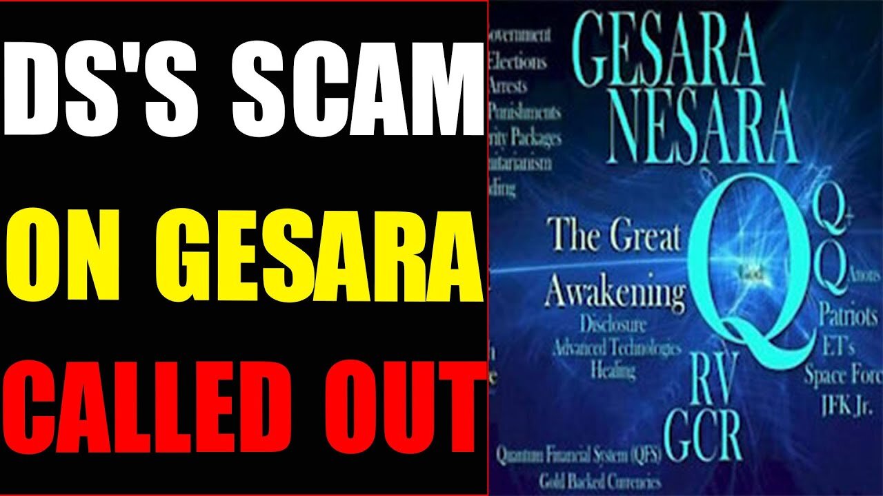 SIMON PARKES REVEALS LATEST RV INTEL: CHARLIE WARD CALLS OUT DS SCAM ON GESARA!!!