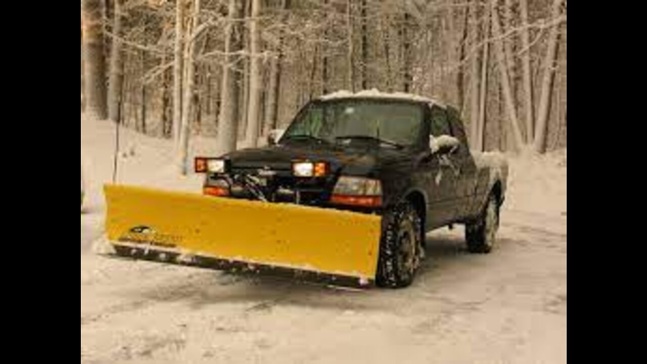 Ford Ranger snow plow