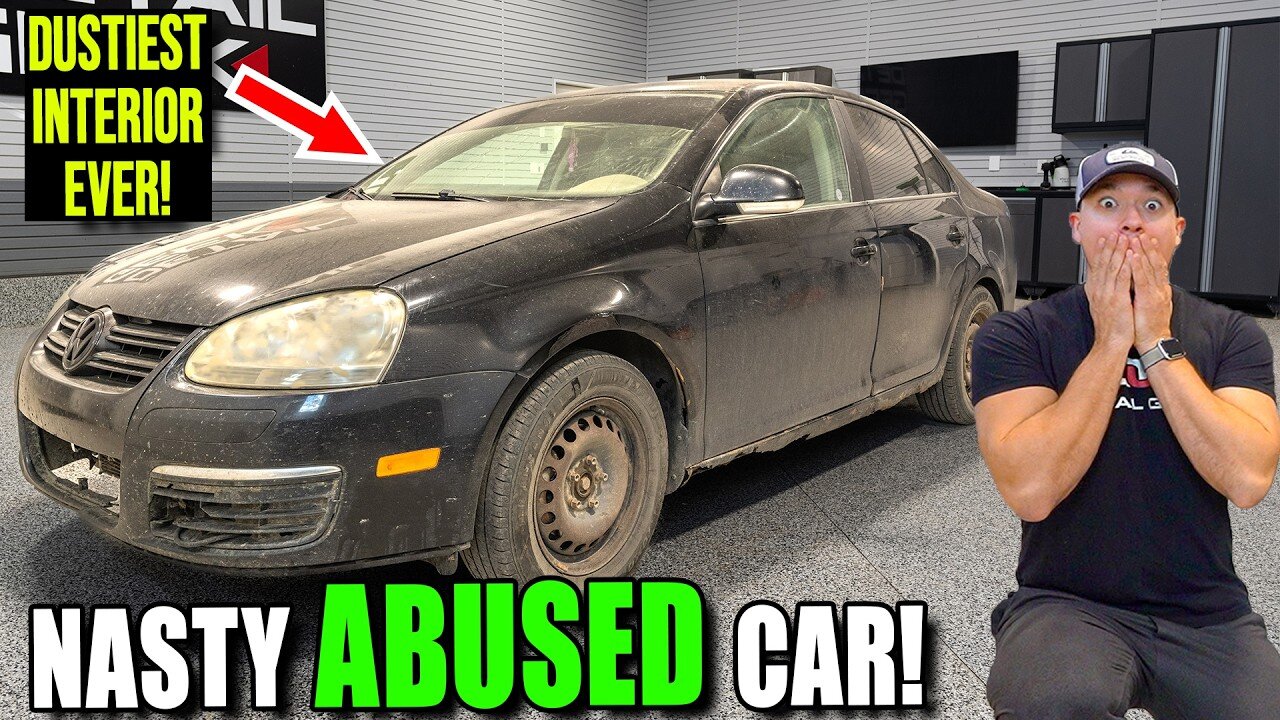 Cleaning an ABUSED Car Bought at Auction!