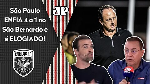 "O São Paulo poderia ter METIDO 7! E o Rogério Ceni está..." SPFC é EXALTADO após 4 a 1 no Bernô!