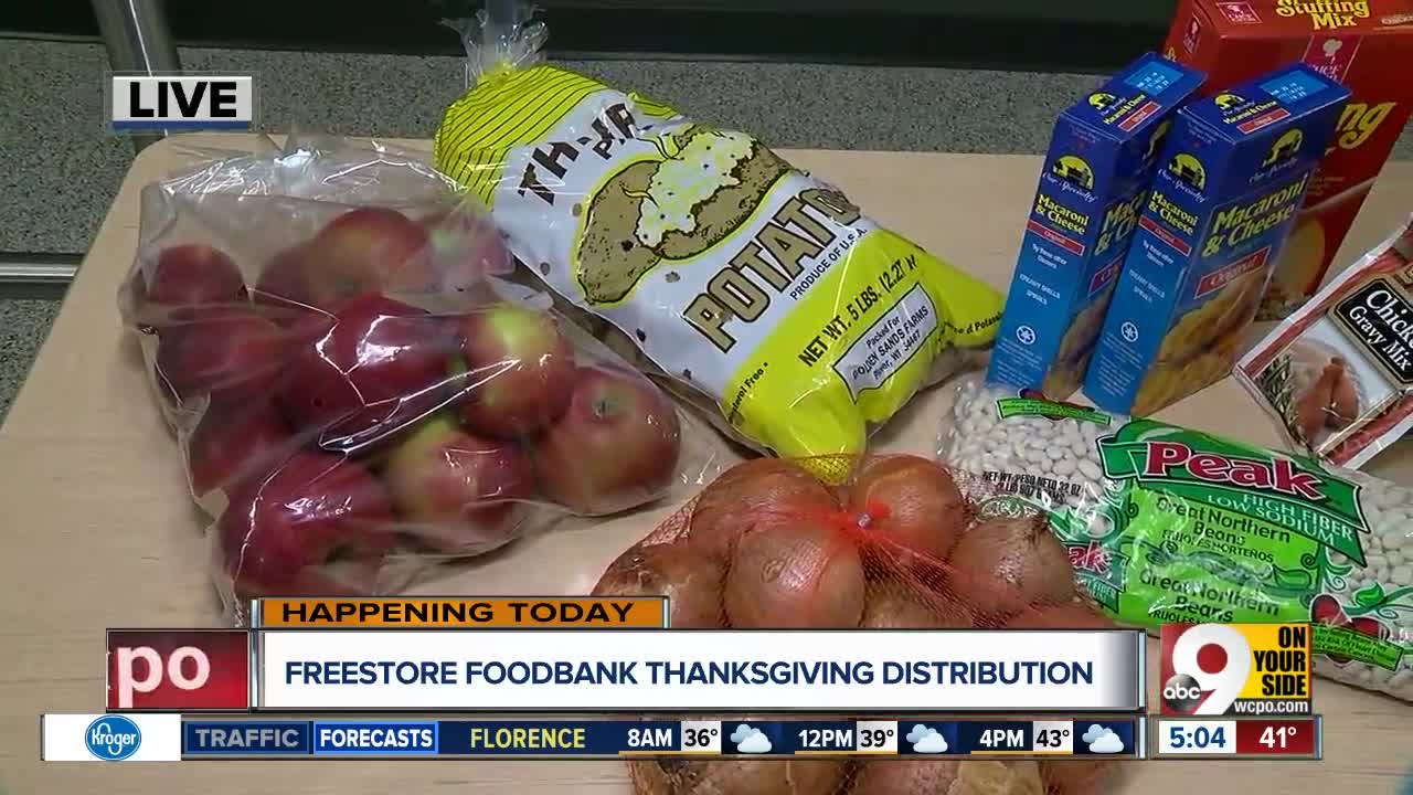 Freestore Foodbank distributes Thanksgiving meals today and tomorrow in OTR