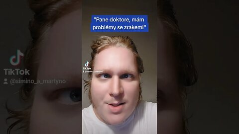 Mám PROBLÉMY se ZRAKEM! NEUVĚŘÍŠ, co mi NE/ŘEKL DOKTOR! #funny #shorts #viral #cz