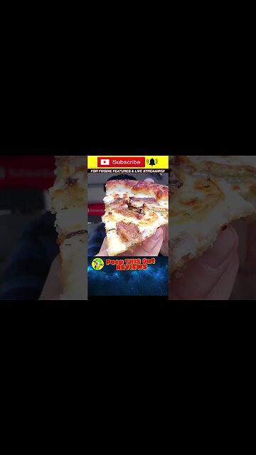 Grab A CHEESESTEAK PIZZA Slice! 😋🍕 Peep THIS Out! 🕵️‍♂️ #shorts
