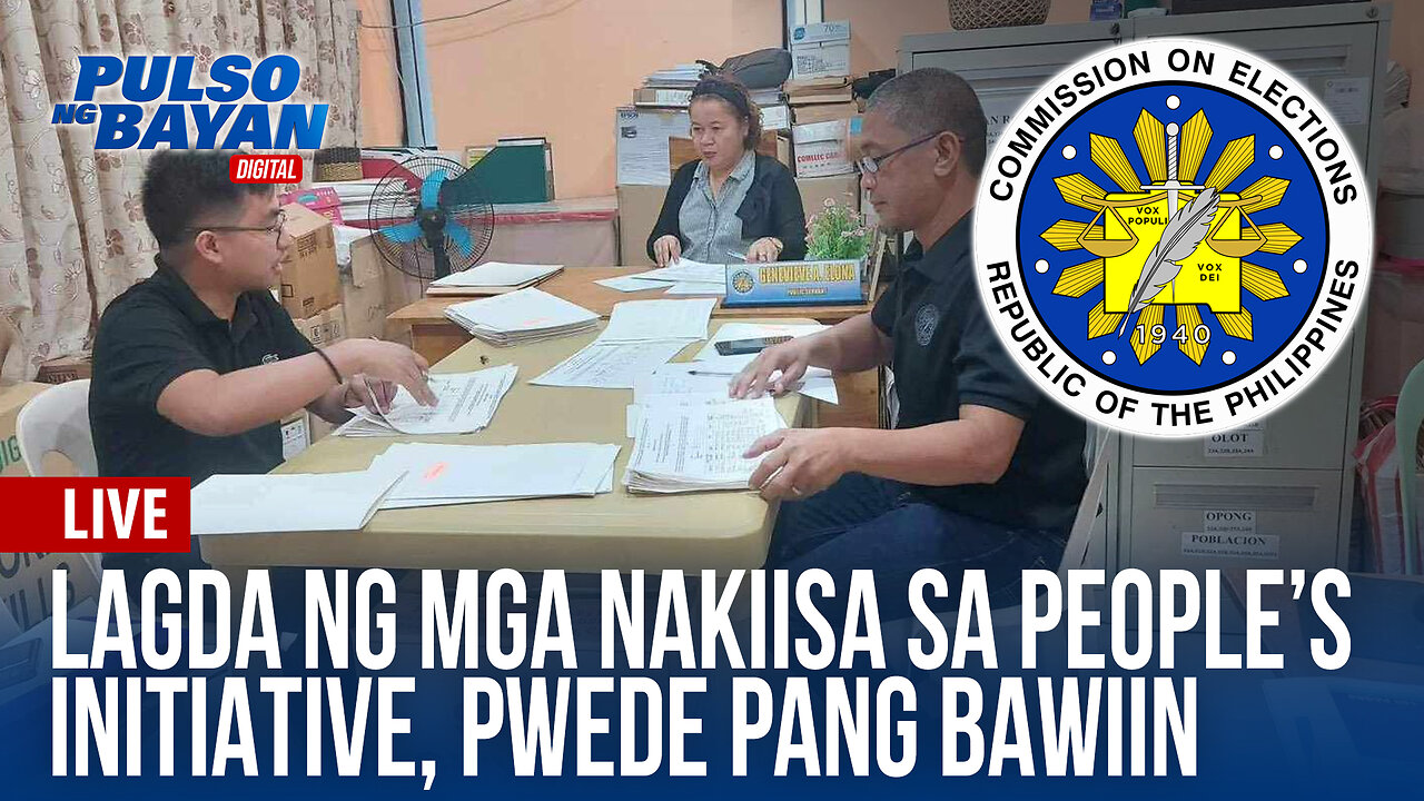 REPLAY | Lagda ng mga nakiisa sa People’s Initiative, pwede pang bawiin – Comelec | January 19, 2024