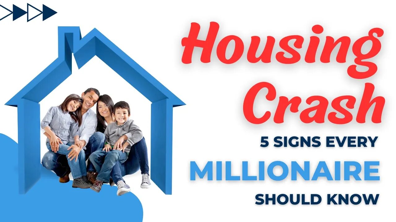 Preparing for the Next Housing Crash: 5 Signs Every Millionaire Should Know #crash #housing