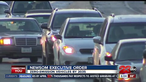 Governor Newsom issues executive order: zero-emission vehicles by 2035